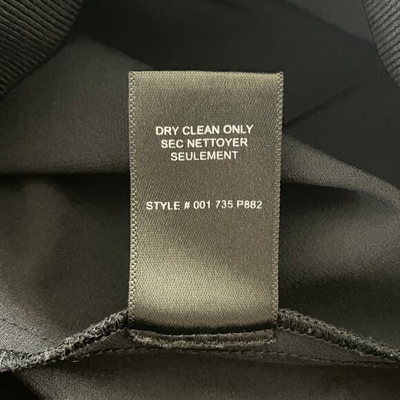 Rebecca Taylor High Waisted Tailored Skinny Leg Crop Pants in Black - Size: 4 - Picture 8 of 8